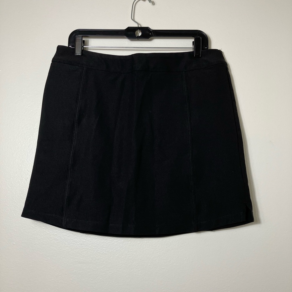 NEW!!! Adidas Skort Sz‎ M Black Golf Tennis Pull On Comfort Athletic
